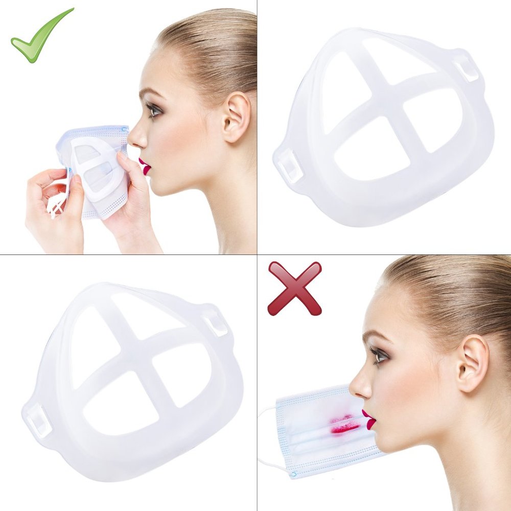 3D Face Mask Bracket for Adults - Set of 5 - Picture 3 of 6